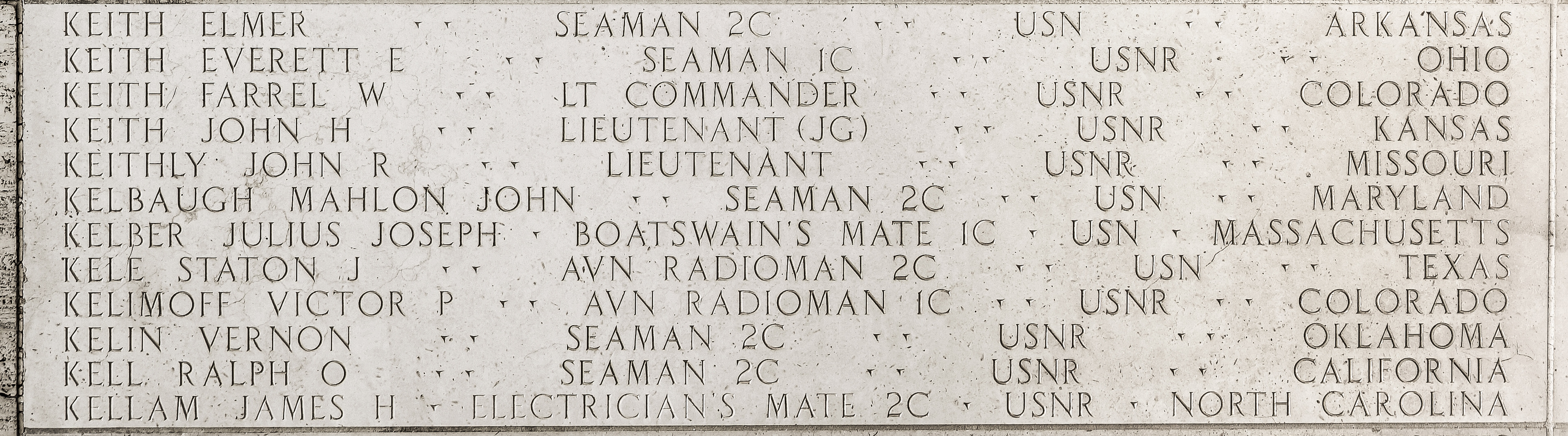 Julius Joseph Kelber, Boatswain's Mate First Class